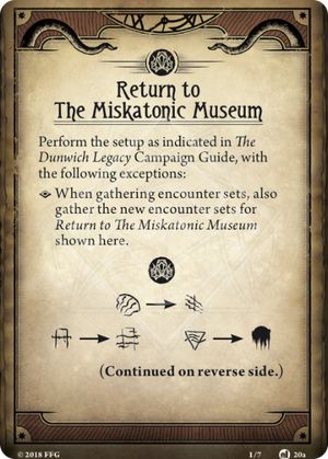 Мискатоникский музей. Возвращение